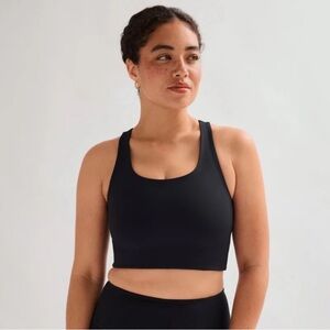 NWOT Girlfriend Collective Paloma Racerback Bra Black Size: XL